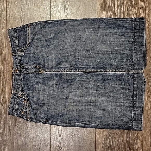 β€οΈ VINTAGE J CREW DENIM PENCIL SKIRT/JEAN SKIRT, 8 (29)